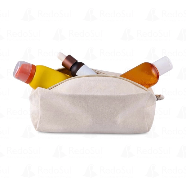 Necessaire em algodão reciclado 340g Personalizada